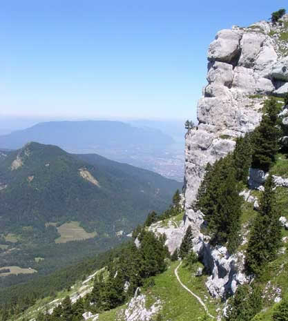Monte vers le Granier